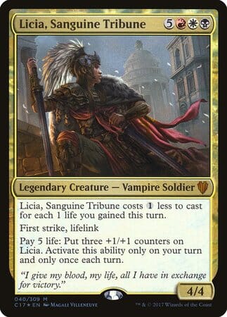 Licia, Sanguine Tribune [Commander 2017] MTG Single Magic: The Gathering  | Multizone: Comics And Games