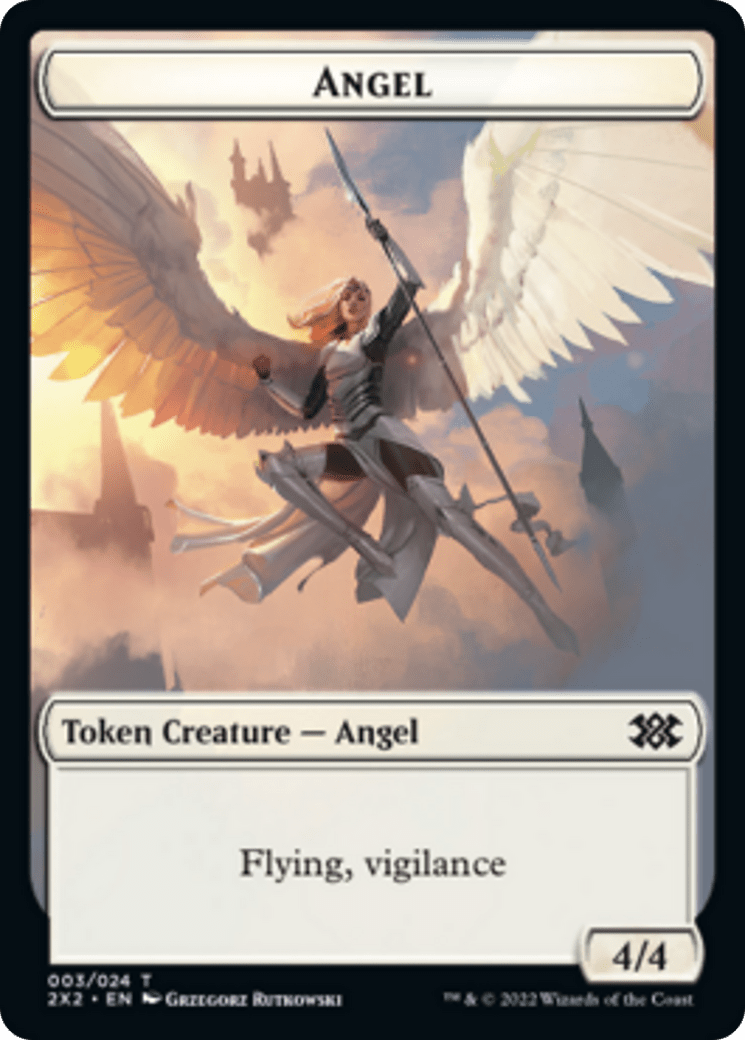 Elemental // Angel Double-sided Token [Double Masters 2022 Tokens] MTG Single Magic: The Gathering  | Multizone: Comics And Games