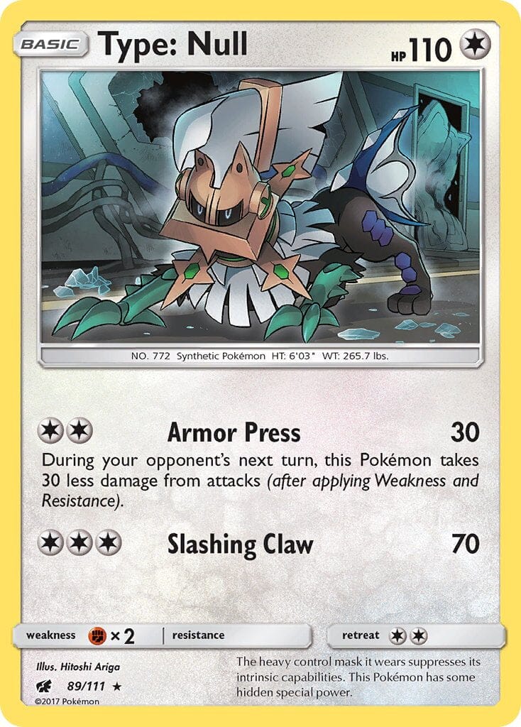 Type: Null (89/111) (Theme Deck Exclusive) [Sun & Moon: Crimson Invasion] Pokemon Single Pokémon  | Multizone: Comics And Games