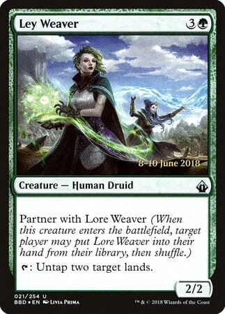 Ley Weaver [Battlebond Promos] MTG Single Magic: The Gathering  | Multizone: Comics And Games