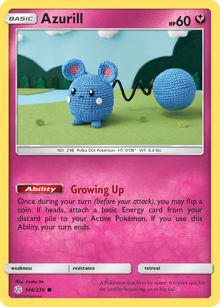 Azurill (146/236) [Sun & Moon: Cosmic Eclipse] Pokemon Single Pokémon  | Multizone: Comics And Games