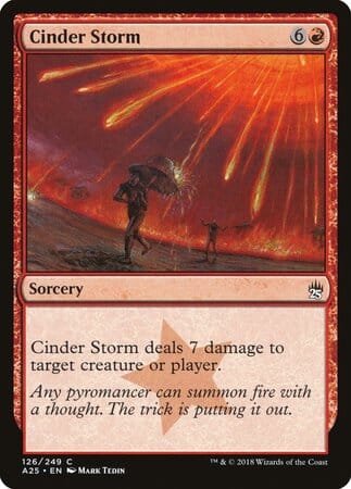 Cinder Storm [Masters 25] MTG Single Magic: The Gathering  | Multizone: Comics And Games