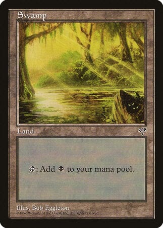 Swamp (Eyes in Log) [Mirage] MTG Single Magic: The Gathering  | Multizone: Comics And Games