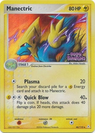 Manectric (46/110) (Stamped) [EX: Holon Phantoms] Pokemon Single Pokémon  | Multizone: Comics And Games