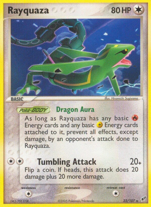 Rayquaza (22/107) (Theme Deck Exclusive) [EX: Deoxys] Pokemon Single Pokémon  | Multizone: Comics And Games