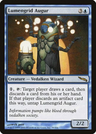 Lumengrid Augur [Mirrodin] MTG Single Magic: The Gathering  | Multizone: Comics And Games