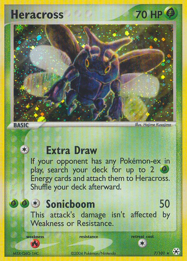 Heracross (7/101) [EX: Hidden Legends] Pokemon Single Pokémon  | Multizone: Comics And Games