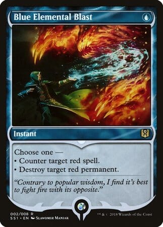 Blue Elemental Blast [Signature Spellbook: Jace] MTG Single Magic: The Gathering  | Multizone: Comics And Games