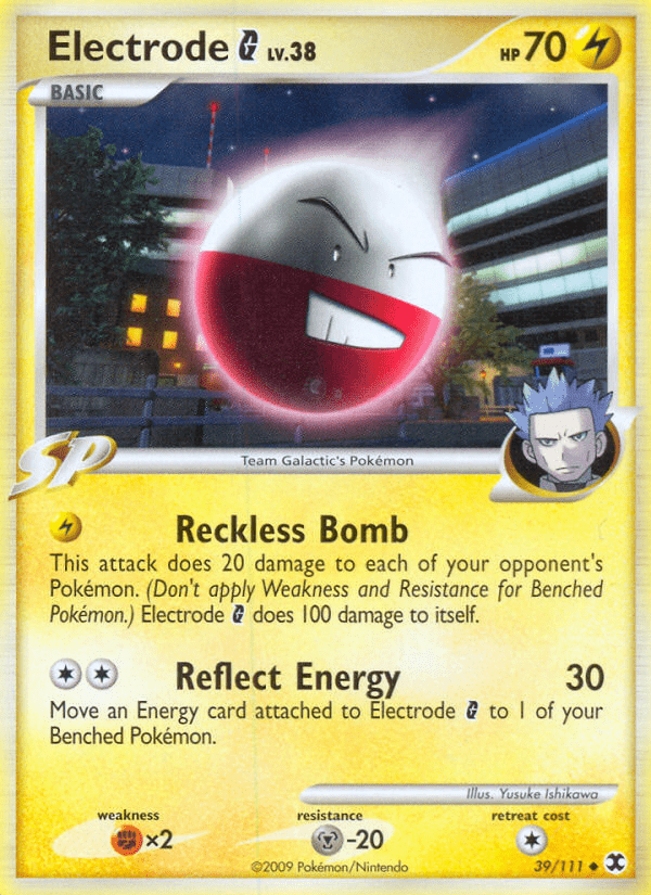Electrode G (39/111) [Platinum: Rising Rivals] Pokemon Single Pokémon  | Multizone: Comics And Games