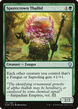 Sporecrown Thallid [Dominaria] MTG Single Magic: The Gathering  | Multizone: Comics And Games