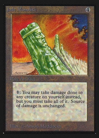 Jade Monolith (CE) [Collectors’ Edition] MTG Single Magic: The Gathering  | Multizone: Comics And Games