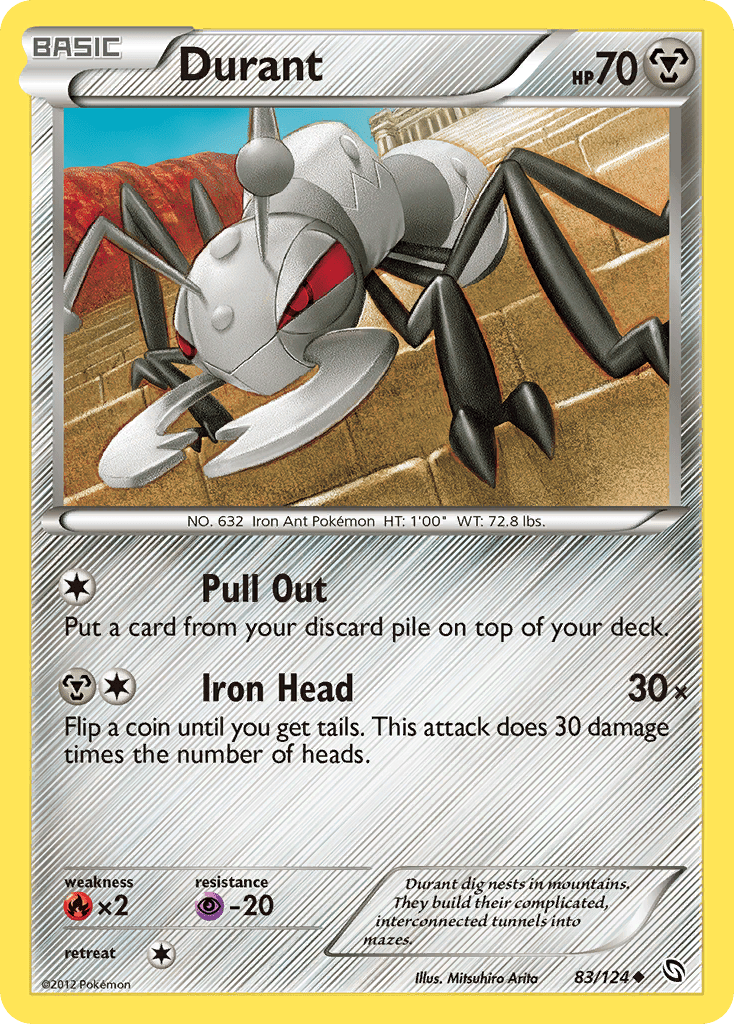 Durant (83/124) [Black & White: Dragons Exalted] Pokemon Single Pokémon  | Multizone: Comics And Games
