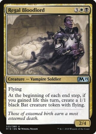 Regal Bloodlord [Core Set 2019] MTG Single Magic: The Gathering  | Multizone: Comics And Games