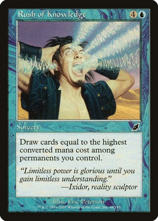 Rush of Knowledge [Scourge] MTG Single Magic: The Gathering  | Multizone: Comics And Games