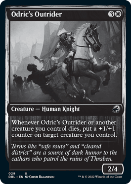 Odric's Outrider [Innistrad: Double Feature] MTG Single Magic: The Gathering  | Multizone: Comics And Games