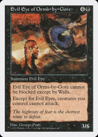 Evil Eye of Orms-by-Gore [Fifth Edition] MTG Single Magic: The Gathering  | Multizone: Comics And Games