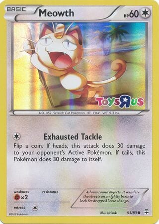 Meowth (53/83) (Toys R Us Promo) [XY: Generations] Pokemon Single Pokémon  | Multizone: Comics And Games