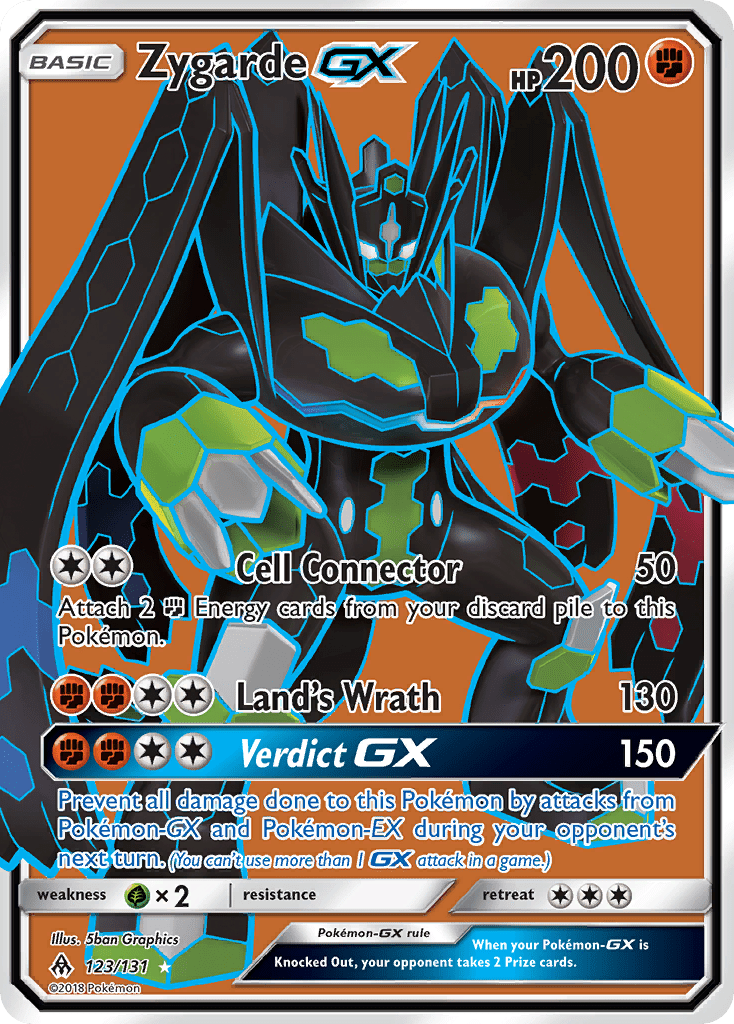 Zygarde GX (123/131) [Sun & Moon: Forbidden Light] Pokemon Single Pokémon  | Multizone: Comics And Games