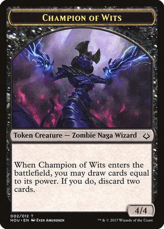 Champion of Wits Token [Hour of Devastation Tokens] MTG Single Magic: The Gathering  | Multizone: Comics And Games