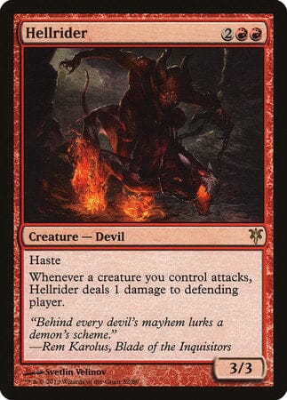 Hellrider [Duel Decks: Sorin vs. Tibalt] MTG Single Magic: The Gathering  | Multizone: Comics And Games