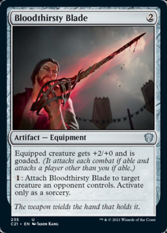 Bloodthirsty Blade [Commander 2021] MTG Single Magic: The Gathering  | Multizone: Comics And Games