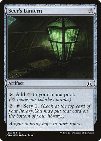 Seer's Lantern [Oath of the Gatewatch] MTG Single Magic: The Gathering  | Multizone: Comics And Games