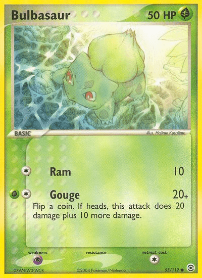 Bulbasaur (55/112) [EX: FireRed & LeafGreen] Pokemon Single Pokémon  | Multizone: Comics And Games