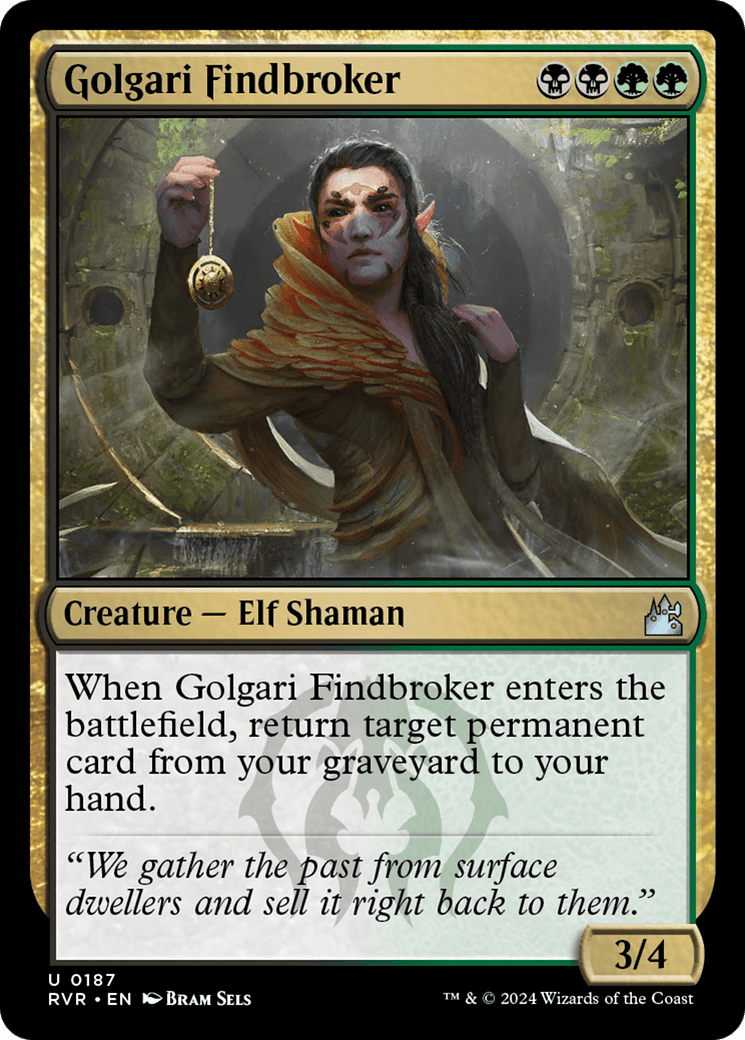 Golgari Findbroker [Ravnica Remastered] MTG Single Magic: The Gathering  | Multizone: Comics And Games