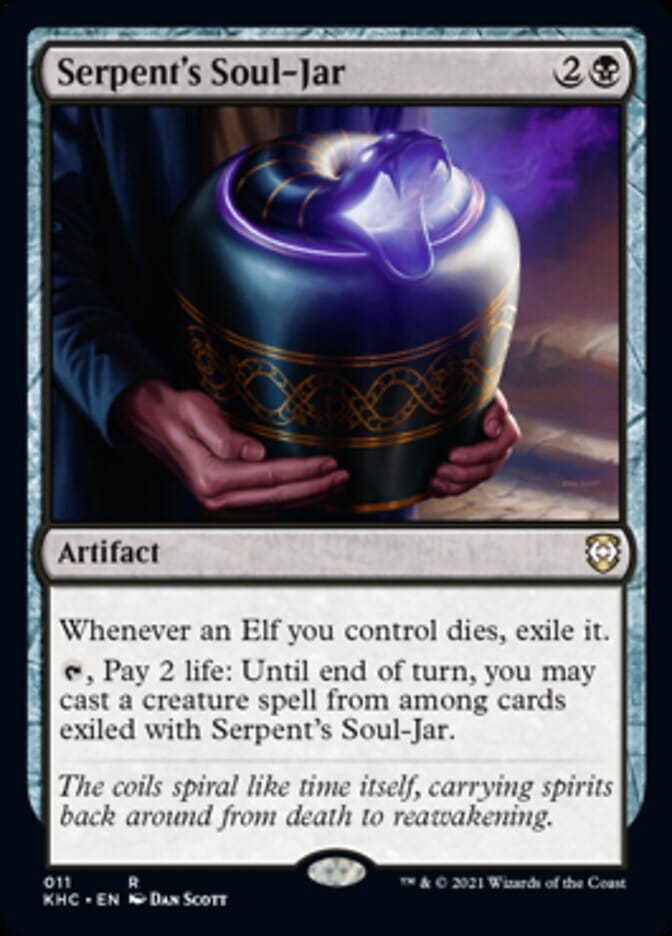 Serpent's Soul-Jar [Kaldheim Commander] MTG Single Magic: The Gathering  | Multizone: Comics And Games