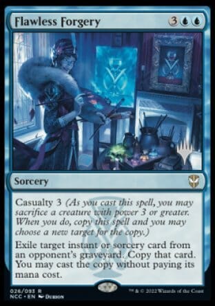 Flawless Forgery (Promo Pack) [Streets of New Capenna Commander Promos] MTG Single Magic: The Gathering  | Multizone: Comics And Games