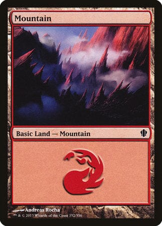 Mountain (352) [Commander 2013] MTG Single Magic: The Gathering  | Multizone: Comics And Games