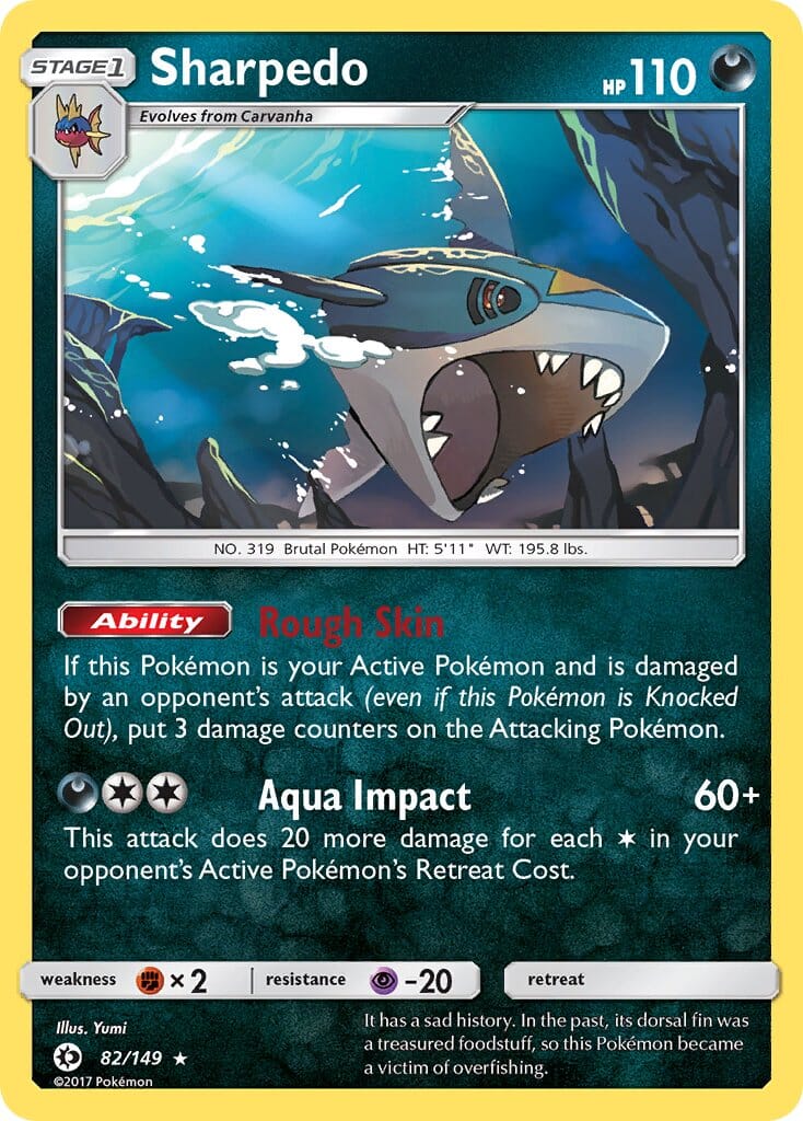 Sharpedo (82/149) (Cosmos Holo) (Blister Exclusive) [Sun & Moon: Base Set] Pokemon Single Pokémon  | Multizone: Comics And Games