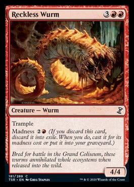 Reckless Wurm [Time Spiral Remastered] MTG Single Magic: The Gathering  | Multizone: Comics And Games