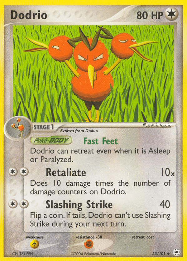 Dodrio (33/101) [EX: Hidden Legends] Pokemon Single Pokémon  | Multizone: Comics And Games