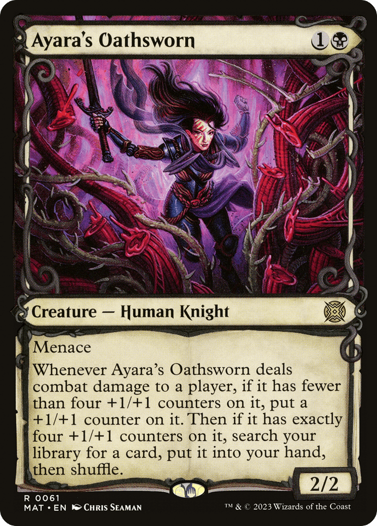 Ayara's Oathsworn (Showcase) [March of the Machine: The Aftermath] MTG Single Magic: The Gathering  | Multizone: Comics And Games
