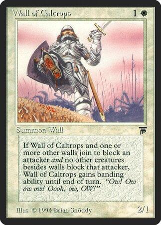 Wall of Caltrops [Legends] MTG Single Magic: The Gathering  | Multizone: Comics And Games