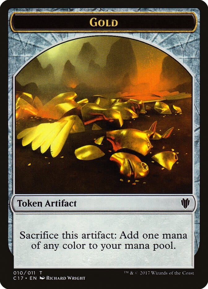 Gold Token [Commander 2017 Tokens] MTG Single Magic: The Gathering  | Multizone: Comics And Games
