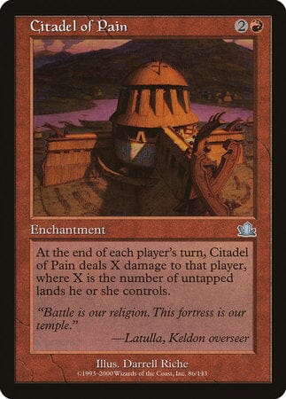 Citadel of Pain [Prophecy] MTG Single Magic: The Gathering  | Multizone: Comics And Games