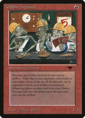 Goblin Artisans [Antiquities] MTG Single Magic: The Gathering  | Multizone: Comics And Games