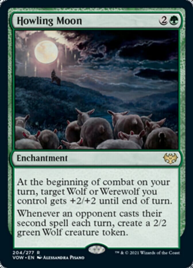 Howling Moon [Innistrad: Crimson Vow] MTG Single Magic: The Gathering  | Multizone: Comics And Games