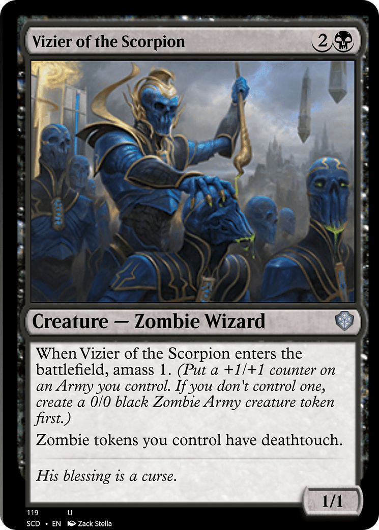 Vizier of the Scorpion [Starter Commander Decks] MTG Single Magic: The Gathering  | Multizone: Comics And Games