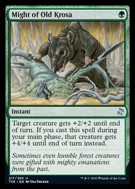 Might of Old Krosa [Time Spiral Remastered] MTG Single Magic: The Gathering  | Multizone: Comics And Games