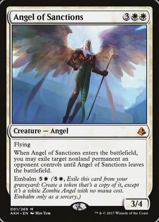 Angel of Sanctions [Amonkhet] MTG Single Magic: The Gathering  | Multizone: Comics And Games