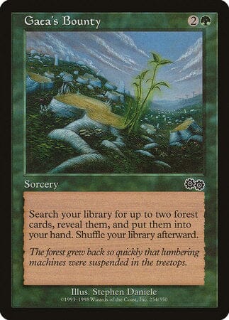 Gaea's Bounty [Urza's Saga] MTG Single Magic: The Gathering  | Multizone: Comics And Games