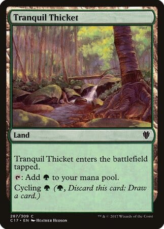 Tranquil Thicket [Commander 2017] MTG Single Magic: The Gathering  | Multizone: Comics And Games