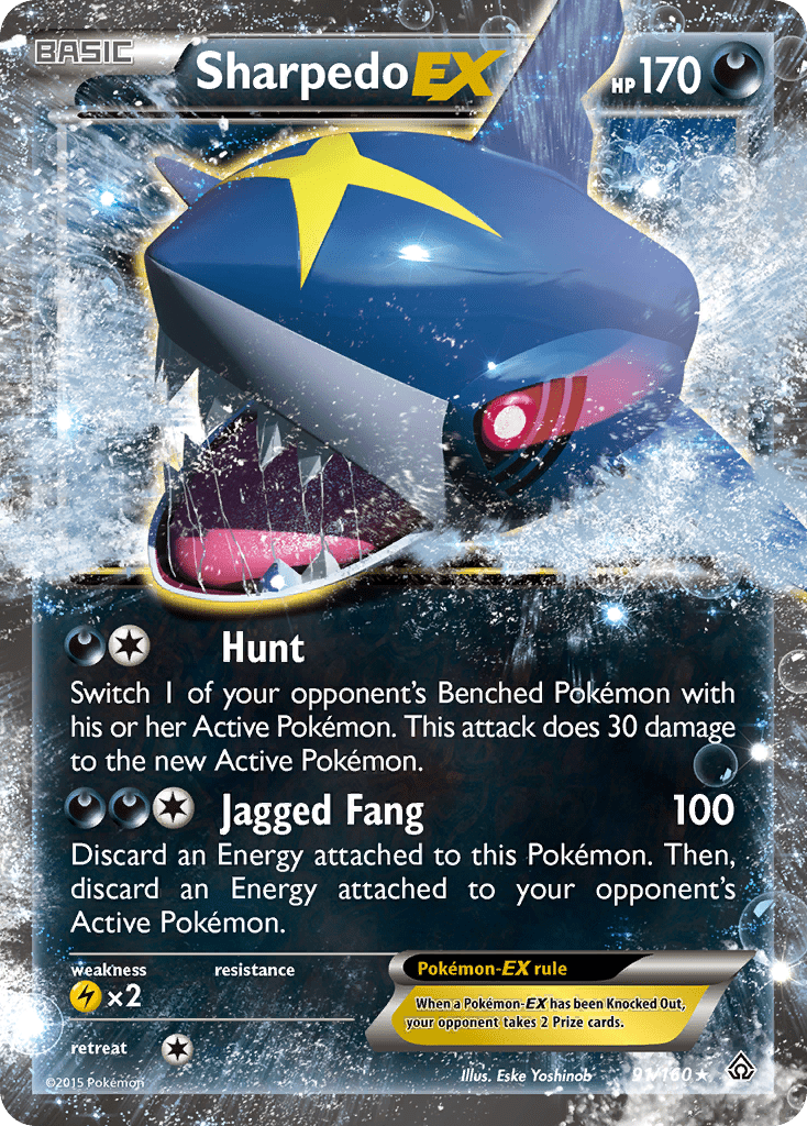 Sharpedo EX (91/160) [XY: Primal Clash] Pokemon Single Pokémon  | Multizone: Comics And Games