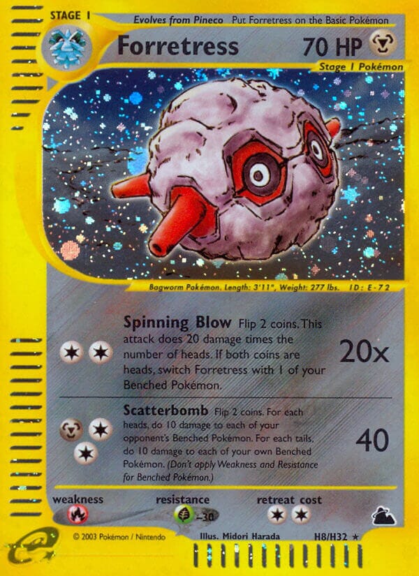 Forretress (H8/H32) [Skyridge] Pokemon Single Pokémon  | Multizone: Comics And Games