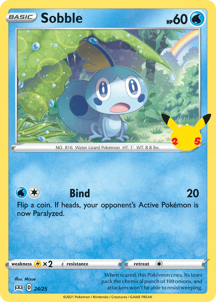 Sobble (24/25) [McDonald's 25th Anniversary] Pokemon Single Pokémon  | Multizone: Comics And Games
