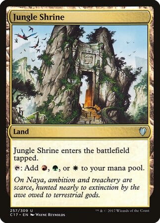 Jungle Shrine [Commander 2017] MTG Single Magic: The Gathering  | Multizone: Comics And Games