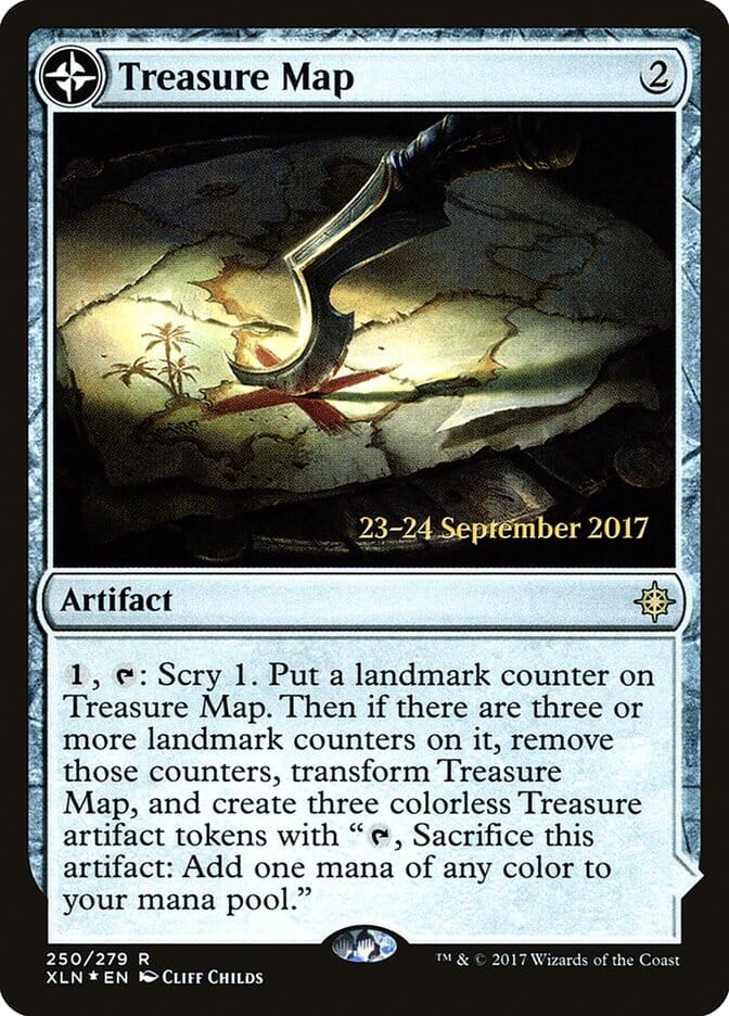 Treasure Map // Treasure Cove [Ixalan Prerelease Promos] MTG Single Magic: The Gathering  | Multizone: Comics And Games